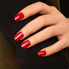 ‫مناكير طلاء أظافر باللون الأحمر من بوليفر رقم (621) - Pink.boutique‬‎
