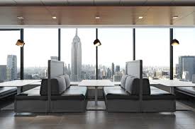 Lagunitas Seating Booth And Table At Vocon New York Unique Office Spaces Commercial Interior Design Furniture