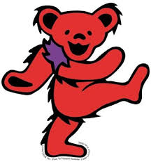 Amazon.com: Grateful Dead - Large Red Dancing Bear - Sticker / Decal:  Automotive