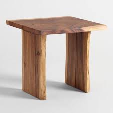 Free shipping on qualifying orders. World Market Live Edge Wood Sansur End Table