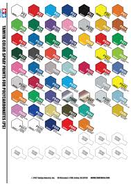 Tamiya Ps Paint Chart