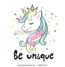 Beautiful Unicorn Head And Inscription Be Unique Unicorn Images Unicorn Drawing Unicorn Art