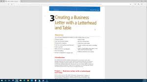 In other words, would you like us to. Computer Apps Word 3 Letterhead And Business Letters Village Of Apple Park Youtube