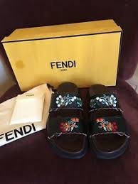 Fendi Slide Studded Sandals For Women For Sale Ebay