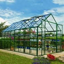 Palram Green 8 Ft X 16 Ft Greenhouse 701649 At The Home Depot Polycarbonate Greenhouse Hobby Greenhouse Greenhouse