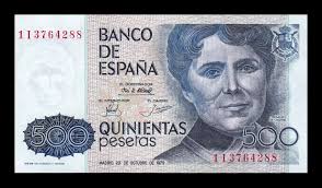 España 500 Pesetas Rosalía de Castro 1979 Pick 157 Con Serie Sc Unc