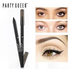 Party Queen Gel Dlugotrwale Wodoodporny Matowy Czarny Kohl Eyeliner Pencil Oczu Eyeliner Pencil Makijaz Smooth Gel Eyeliner Gel Eyeliner Pencil Pencil Eyeliner