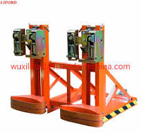 2-Drum Forklift Automatic Eagle Beak Drum Lifter, Drum Grab