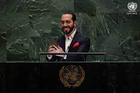 United Nations Photo On Twitter President Of El Salvador Nayibbukele At Unga From The Other Angle