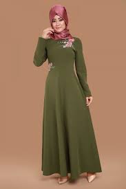 Sirma Onu Nakisli Elbise Haki Urun Kodu Bnm00179 109 90 Tl The Dress Elbise Elbise Modelleri