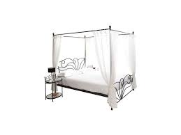 Lit A Baldaquin Baroque Noir 160x200 Venezia Vente De Miliboo Conforama