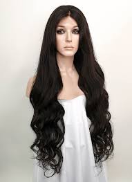 But the wayward nature of wavy hair offers texture and volume, while adding character to almost any cut. 30 Long Wavy Black Lace Front Brazilian Natural Hair Wig Hh147 Wifhair