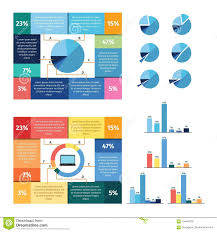 General Infographic Elements Pie Chart Column Bar