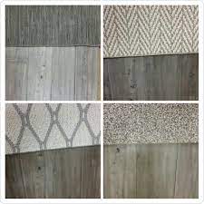 Greytone Hardwood With Three Pattern Carpets And One Textured Carpet Come Create Your Own Unique Combination Jm Textured Carpet Patterned Carpet Flooring