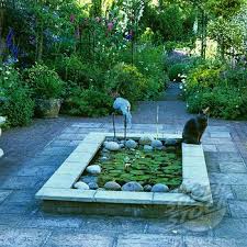 Raised Rectangular Lily Pond Garden Pond Design Water Features In The Garden Backyard Water Feature