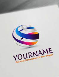 Design Free Logo Online Ready Made Spiral Globe Online Logo Template Customize This Globe Logo Design Online Use Our Online Logo Online Logo Design Free Logo