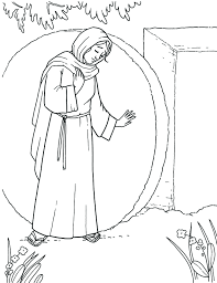 The garden tomb easter coloring page. Primary Coloring Page Mary At The Empty Tomb Lds Mormons Easter Ldsprimary Lds Coloring Pages Coloring Pages Saint Coloring
