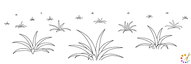 A quick little tutorial showing you step by step how to draw pretty littler ferns. How To Draw Grass Step By Step For Kids Beginners