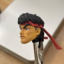 Custom Jada SF6 figure to box art commission