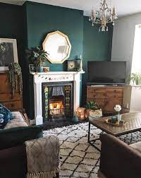 How To Use Dark Green In Your Living Room Melanie Jade Design Green Living Room Decor Dark Green Living Room Living Room Green