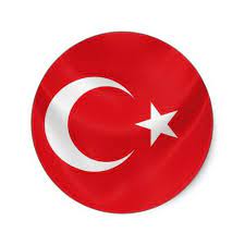turkish national flag classic round sticker zazzle com national flag turkish flag round stickers