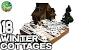 Log Cabin Minecraft Winter House