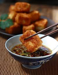 Panko Tofu With Sesame Soy Dipping Sauce Fodmap Recipes Tofu Recipes Vegetarian Dishes