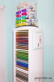 The drawers on the other side of the counter, are used for more storage. 12x12 Paper Storage Diy Vertical Organizer For Scrapbook Paper Jennifer Maker