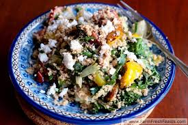 Maybe you would like to learn more about one of these? Farm Fresh Feasts Grilled Greens Salad With Couscous