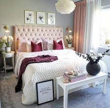 pink maroon and white bedroom yatak odasi tasarimlari mobilya fikirleri modern yatak odalari