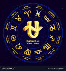 Gold Sign Of Zodiac Ophiuchus In Circle Vector Illustration Download A Free Preview Or High Quality Adobe New Zodiac Signs Ophiuchus Zodiac 13th Zodiac Sign