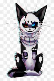Drawing Creepy Cute Animal Transparent Png Clipart Cat Gaster 5706169 Pinclipart