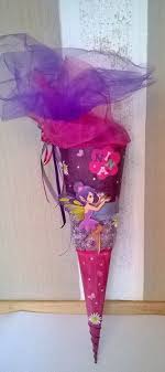 Schultute Elfe Lila Pink Schultute Selber Basteln Schultute Basteln Zuckertuten Basteln