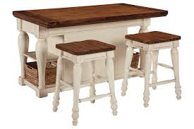 Marsilona 3 Piece Kitchen Island Set Ashley Furniture Homestore Counter Height Table Counter Height Bar Stools Pub Table Sets