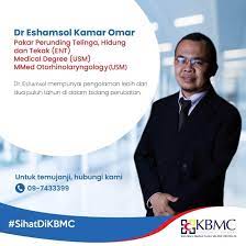 Semak penjagaan telinga, hidung dan tekak (ent) di sini. Memperkenalkan Pakar Telinga Kota Bharu Medical Centre Facebook