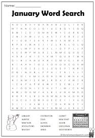 You are sure to find something in our free collection that will please you here. January Word Search Word Puzzles For Kids Word Find Word Puzzles