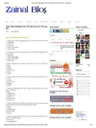 Berikut bospedia memberikan soal uas tik kelas 12 sma/ma. Soal Dan Jawaban Uas Tik Sma Kelas Xii Ipa Dan Ips Zainalblog