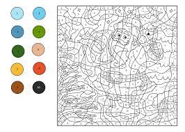 Iedereen kan kleuren wel tot je 100ste. Kleuren Op Nummer Kerst Tijd Met Kinderen