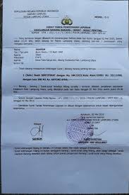 Surat pernyataan yang bertanda tangan dibawah ini, kami : Kehilangan Sertifikat Tanah Pemilik Lapor Polisi Daerah Headline Lampung Mitratoday