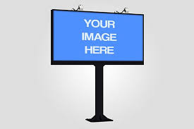 Large Billboard Mockup Billboard Mockup Mockup Template Billboard