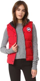 Welcome to our canada goose online store. Rote Weste Von Canada Goose 327 Shopbop Com Lookastic