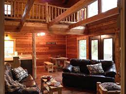They include ac , shower , toilet , coffee machine, towels, beds and a closet. Log Cabin Rental Turkey Run State Park Indiana Sugar Creek Retreat