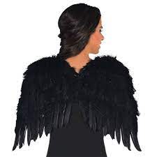 Black Feather Wings 22 Inch Dark Angel Costume Walmart Com