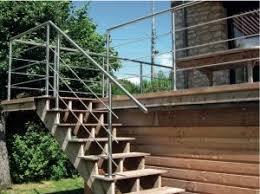 Garde Corps Inox Modulaire Main Courante Pour Terrasses En Bois Garde Corps Inox Terrasse Bois Garde Corps