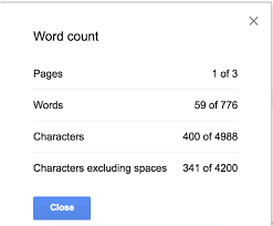 Tips memunculkan mengetahui jumlah kata baris atau informasi lainnya di microsoft word. Word Count Google Docs Begini Cara Mengeceknya