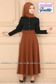Kemerli Tesettur Etek 7075mp186 Taba Moda Selvim Etek Modelleri 2020 Moda Etek Modelleri Etek