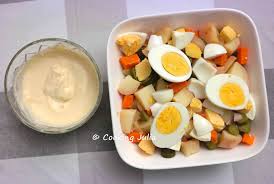 Pommes de terre au saumon fumé et à la crème. Cooking Julia Salade De Pommes De Terre A La Tcheque