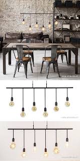 trendy hanglamp zwart 6 lichts verlichting woning hanglamp eetkamertafel lamp