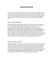 Is freaking you out i bet! Travels With Charley Essay 1 Travels With Charley Essay Choose One Of The Following Two Topics For Your Essay On John Steinbeck S Travels With Course Hero