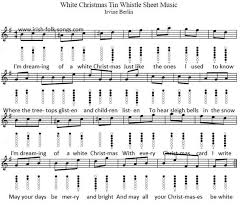 Join a community of music enthusiasts with a passion for music education. White Christmas Sheet Music Tin Whistle And Piano Notes Irish Folk Songs